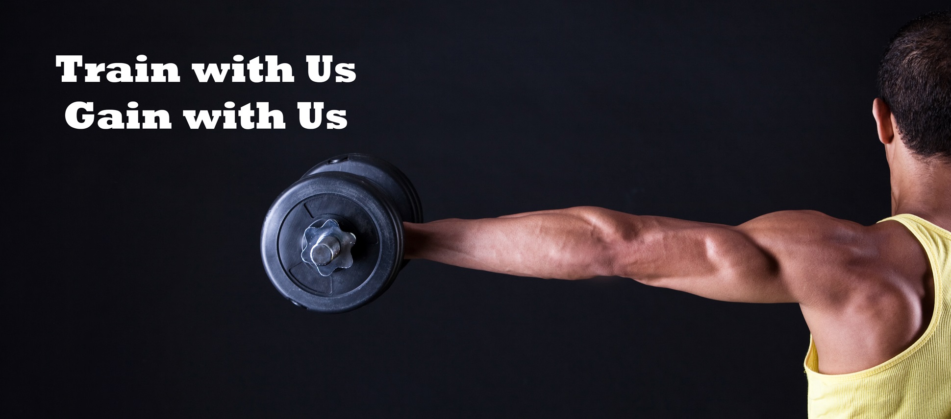 Left arm extending a weight